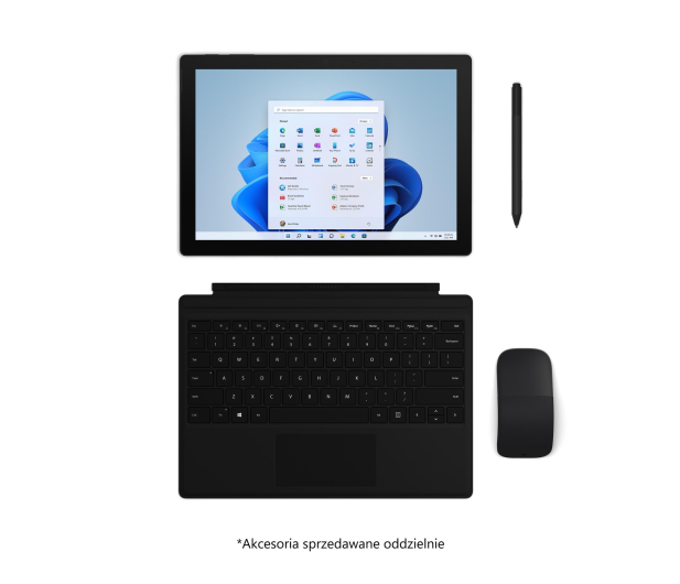 Microsoft Surface Pro 7 i5/8GB/128/Win10 Platynowy + Cover - 681035 - zdjęcie 2